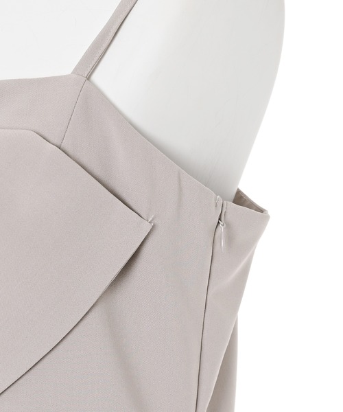 Narcissus（ナルシス）の「【PICCIN】リボンオールインワン（つなぎ/オールインワン・レディース・ベージュ・FREE）」の4枚目の写真