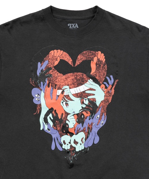 TXA(ティーエックスエー)の「田中かえ L/S T-shirt(Tシャツ/カットソー・メンズ・チャコール/ホワイト・MEDIUM/X-LARGE/LARGE)」の11枚目の写真