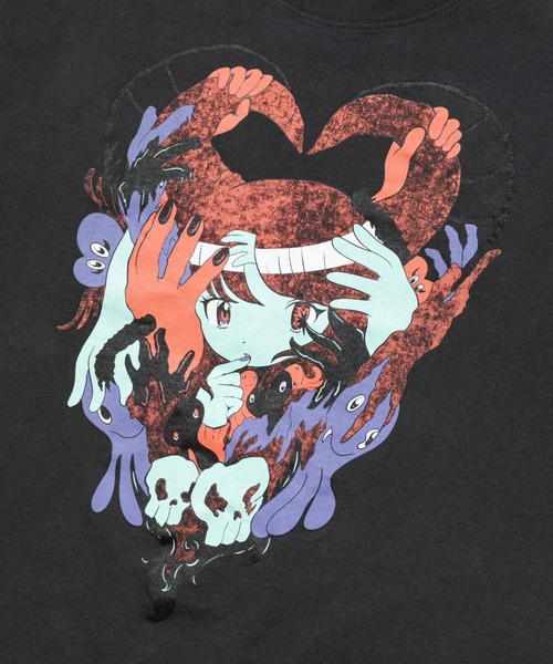 TXA(ティーエックスエー)の「田中かえ L/S T-shirt(Tシャツ/カットソー・メンズ・チャコール/ホワイト・MEDIUM/X-LARGE/LARGE)」の12枚目の写真