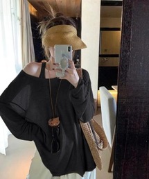 Ritzy（リッツィー）の「オフショルダーレイヤードシアートップス アンサンブル（アンサンブル）」