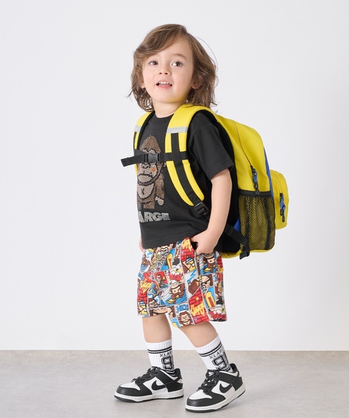 XLARGE KIDS(エクストララージキッズ)の「ファニーゴリラ バイカラーバックパック(バックパック/リュック・キッズ・イエロー/ネイビー/ブラック・F)」の18枚目の写真