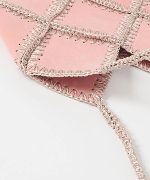 KBF（ケイビーエフ）の「パッチワークBAG（ショルダーバッグ・レディース・ブラウン/ピンク・ONE）」の7枚目の写真