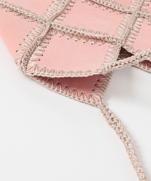 KBF（ケイビーエフ）の「パッチワークBAG（ショルダーバッグ・レディース・ブラウン/ピンク・ONE）」の17枚目の写真