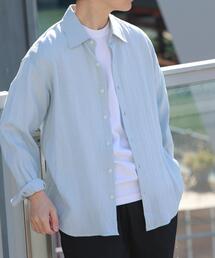 ITEMS URBANRESEARCH | リネンブレンドレギュラーカラーシャツ(シャツ/ブラウス)