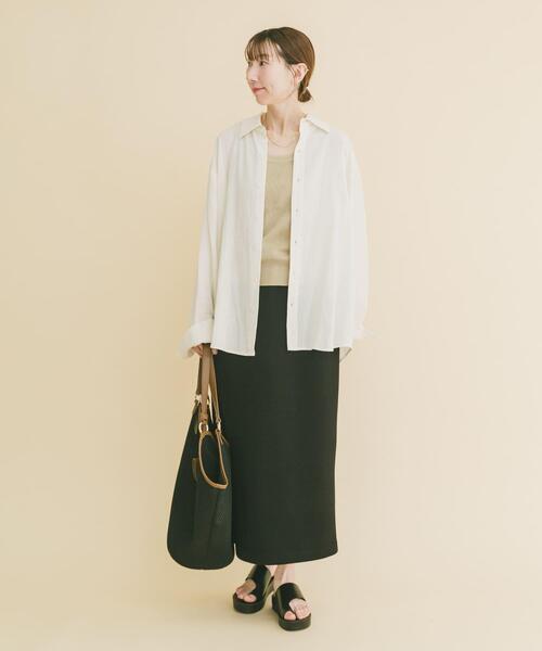 ITEMS URBANRESEARCH(アイテムズ アーバンリサーチ)の「リネンブレンドレギュラーカラーシャツ(シャツ/ブラウス・メンズ・ホワイト/ブルー系その他/イエロー系その他/ピンク系その他・LARGE/MEDIUM)」の10枚目の写真