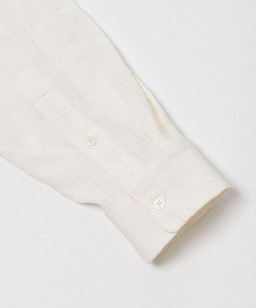 ITEMS URBANRESEARCH(アイテムズ アーバンリサーチ)の「リネンブレンドレギュラーカラーシャツ(シャツ/ブラウス・メンズ・ホワイト/ブルー系その他/イエロー系その他/ピンク系その他・LARGE/MEDIUM)」の13枚目の写真