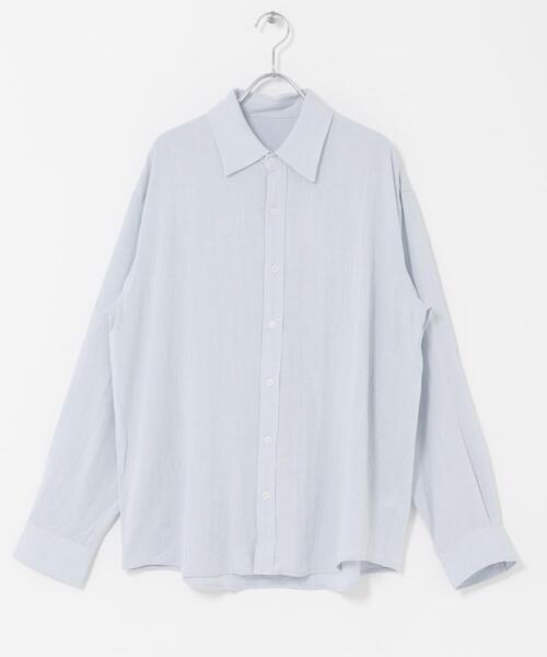 ITEMS URBANRESEARCH（アイテムズ アーバンリサーチ）の「リネンブレンドレギュラーカラーシャツ（シャツ/ブラウス・メンズ・ホワイト/ブルー系その他/イエロー系その他/ピンク系その他・LARGE/MEDIUM）」の15枚目の写真