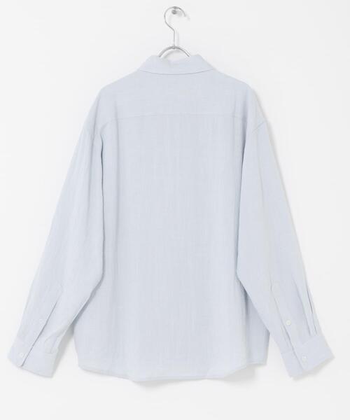 ITEMS URBANRESEARCH（アイテムズ アーバンリサーチ）の「リネンブレンドレギュラーカラーシャツ（シャツ/ブラウス・メンズ・ホワイト/ブルー系その他/イエロー系その他/ピンク系その他・LARGE/MEDIUM）」の17枚目の写真