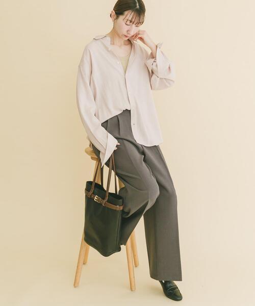 ITEMS URBANRESEARCH（アイテムズ アーバンリサーチ）の「リネンブレンドレギュラーカラーシャツ（シャツ/ブラウス・メンズ・ホワイト/ブルー系その他/イエロー系その他/ピンク系その他・LARGE/MEDIUM）」の21枚目の写真