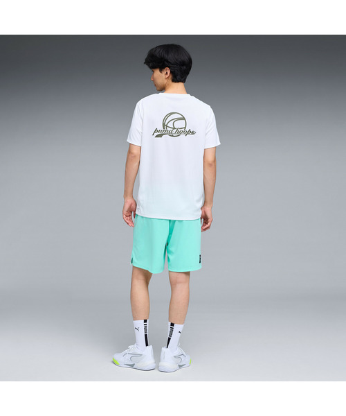 PUMA(プーマ)の「PUMA プーマ メンズ バスケットボール HOOPS グラフィック 半袖 Tシャツ(Tシャツ/カットソー・メンズ・ホワイト系その他/ブラック系その他・MEDIUM/LARGE/SMALL/XX-LARGE/X-LARGE)」の4枚目の写真