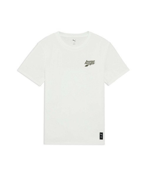 PUMA(プーマ)の「PUMA プーマ メンズ バスケットボール HOOPS グラフィック 半袖 Tシャツ(Tシャツ/カットソー・メンズ・ホワイト系その他/ブラック系その他・MEDIUM/LARGE/SMALL/XX-LARGE/X-LARGE)」の5枚目の写真