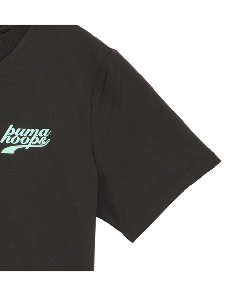 PUMA(プーマ)の「PUMA プーマ メンズ バスケットボール HOOPS グラフィック 半袖 Tシャツ(Tシャツ/カットソー・メンズ・ホワイト系その他/ブラック系その他・MEDIUM/LARGE/SMALL/XX-LARGE/X-LARGE)」の14枚目の写真