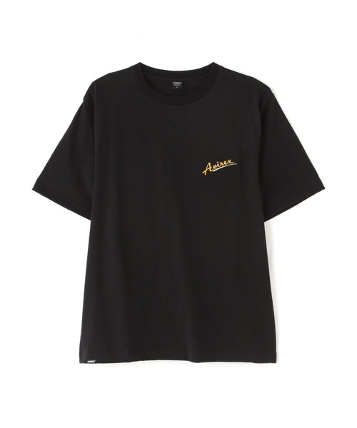 AVIREX(アヴィレックス)の「《WEB&DEPOT限定》 S/S TEE EMB FLYING TIGERS(Tシャツ/カットソー・レディース・サックスブルー/ブラック/レッド/ホワイト/チャコールグレー・F)」の6枚目の写真