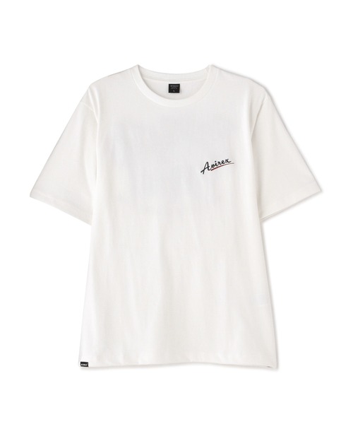 AVIREX(アヴィレックス)の「《WEB&DEPOT限定》 S/S TEE EMB FLYING TIGERS(Tシャツ/カットソー・レディース・サックスブルー/ブラック/レッド/ホワイト/チャコールグレー・F)」の8枚目の写真