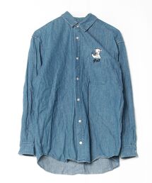 Design Tshirts Store graniph（デザイン　ティーシャツ　ストア　グラニフ）の「ワンポイント長袖シャツ（シャツ/ブラウス）」