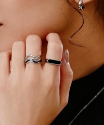 novice（ノーヴィス）の「【novice】Onyx Signet Ring［Stainless］（リング）」