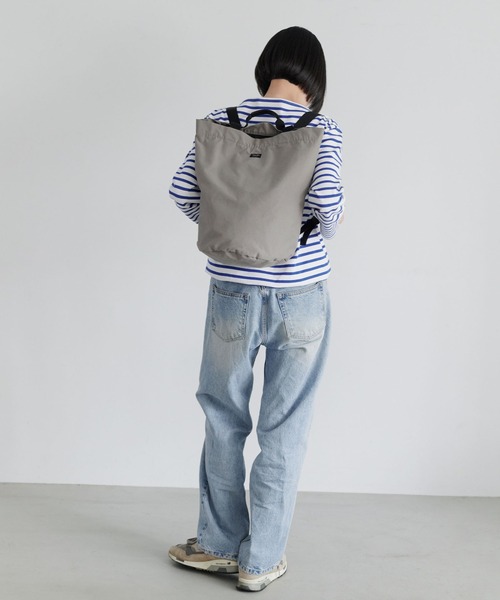 STANDARD SUPPLY(スタンダードサプライ)の「スタンダードサプライ / SIMPLICITY シンプリシティ / 2WAY BUCKET PACK ツーウェイバケットパック(バックパック/リュック・レディース・モカ/ダークネイビー/グレー/チャコールグレー/ブラック・FREE)」の17枚目の写真