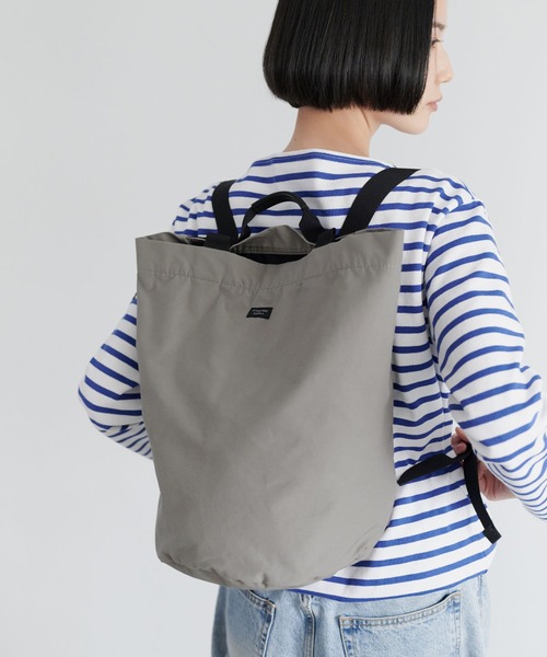 STANDARD SUPPLY(スタンダードサプライ)の「スタンダードサプライ / SIMPLICITY シンプリシティ / 2WAY BUCKET PACK ツーウェイバケットパック(バックパック/リュック・レディース・モカ/ダークネイビー/グレー/チャコールグレー/ブラック・FREE)」の16枚目の写真