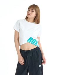 ROXY ウィメンズ FITNESS FEEL THE SPARK TEE Tシャツ 【2026年春夏モデル】/ロキシーUVカット速乾ショート丈半袖Tシャツ