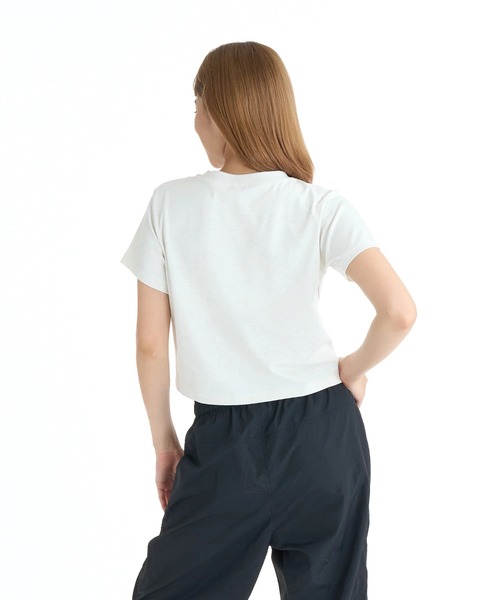 ROXY(ロキシー)の「ROXY ウィメンズ FITNESS FEEL THE SPARK TEE Tシャツ 【2026年春夏モデル】/ロキシーUVカット速乾ショート丈半袖Tシャツ(Tシャツ/カットソー・レディース・ブラック/グレー/ホワイト・MEDIUM/LARGE/SMALL)」の10枚目の写真