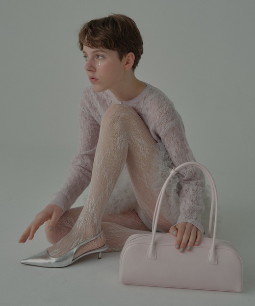 HONEY MI HONEY（ハニーミーハニー）の「minimal boston bag（ハンドバッグ・レディース・ベビーピンク/ブラック・FREE）」の10枚目の写真