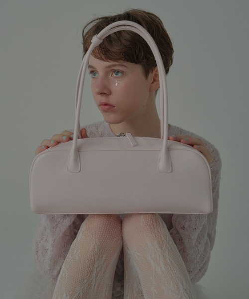 HONEY MI HONEY（ハニーミーハニー）の「minimal boston bag（ハンドバッグ・レディース・ベビーピンク/ブラック・FREE）」の11枚目の写真