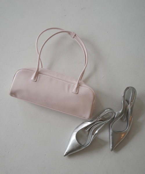 HONEY MI HONEY（ハニーミーハニー）の「minimal boston bag（ハンドバッグ・レディース・ベビーピンク/ブラック・FREE）」の15枚目の写真
