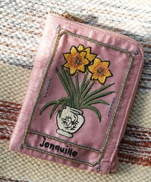 Port（ポート）の「【 Port / ポート 】 ボタニカル刺繍 フラグメントケース（ポーチ）」