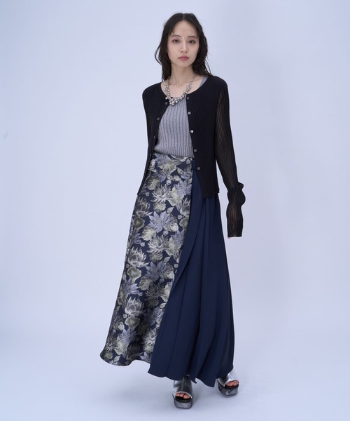 HARE（ハレ）の「アートジャガードキリカエスカート(HARE)（スカート・レディース・ネイビー/グリーン/パープル・FREE/LARGE）」の10枚目の写真