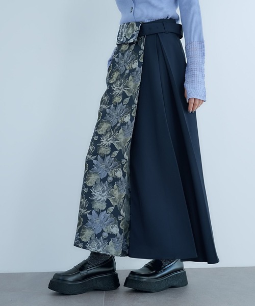 HARE（ハレ）の「アートジャガードキリカエスカート(HARE)（スカート・レディース・ネイビー/グリーン/パープル・FREE/LARGE）」の21枚目の写真