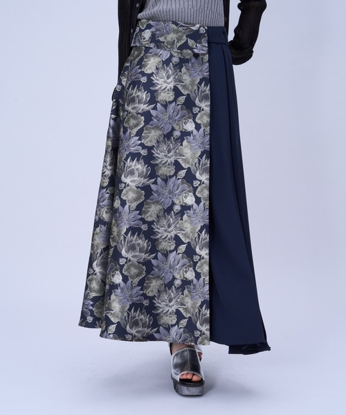 HARE（ハレ）の「アートジャガードキリカエスカート(HARE)（スカート・レディース・ネイビー/グリーン/パープル・FREE/LARGE）」の22枚目の写真