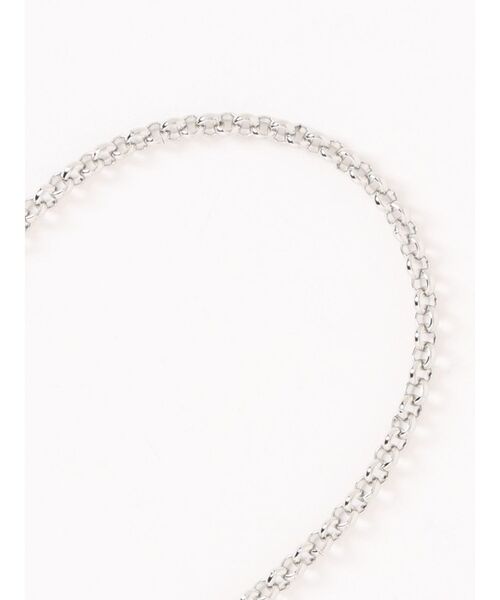 jouetie（ジュエティ）の「ハートチェーンネックレス（ネックレス・レディース・シルバー・FREE）」の6枚目の写真