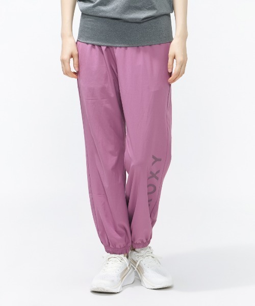 ROXY(ロキシー)の「ロキシー ROXY フィットネス ロングパンツ(その他パンツ・レディース・ブラック/パープル・M/L/S)」の1枚目の写真