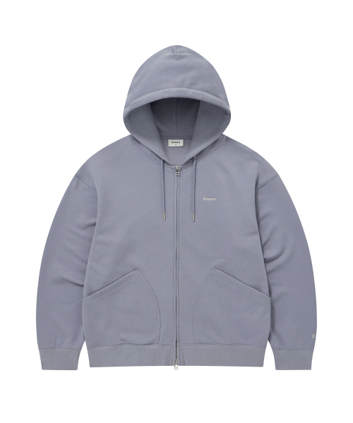 COVERNAT(カバーナット)の「スモールロゴフードジップアップラベンダー(パーカー・レディース・その他・SMALL/MEDIUM/LARGE/X-LARGE)」の1枚目の写真