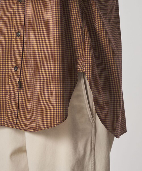 Marvine Pontiak shirt makers（マービンポンティアックシャツメーカーズ）の「＜Marvine Pontiak shirt makers × Steven Alan＞ GM CHK REG/シャツ（シャツ/ブラウス・メンズ・ダークブラウン・FREE）」の5枚目の写真