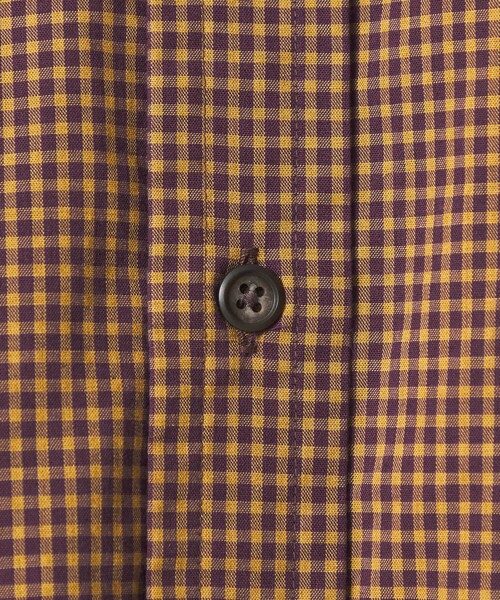 Marvine Pontiak shirt makers（マービンポンティアックシャツメーカーズ）の「＜Marvine Pontiak shirt makers × Steven Alan＞ GM CHK REG/シャツ（シャツ/ブラウス・メンズ・ダークブラウン・FREE）」の4枚目の写真