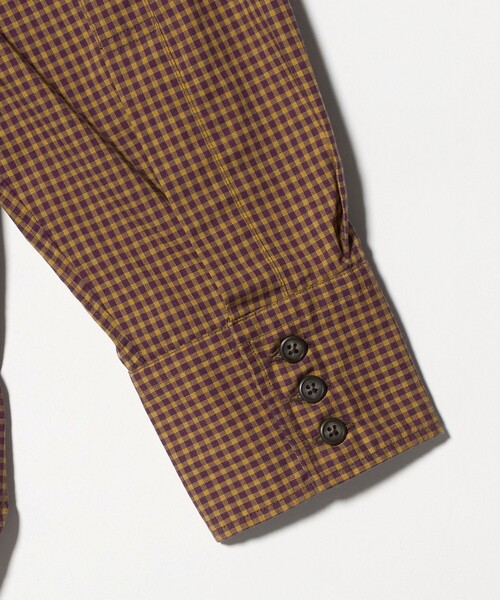 Marvine Pontiak shirt makers（マービンポンティアックシャツメーカーズ）の「＜Marvine Pontiak shirt makers × Steven Alan＞ GM CHK REG/シャツ（シャツ/ブラウス・メンズ・ダークブラウン・FREE）」の12枚目の写真