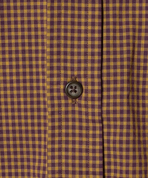 Marvine Pontiak shirt makers（マービンポンティアックシャツメーカーズ）の「＜Marvine Pontiak shirt makers × Steven Alan＞ GM CHK REG/シャツ（シャツ/ブラウス・メンズ・ダークブラウン・FREE）」の15枚目の写真