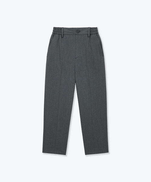 MUSINSA STANDARD KIDS（ムシンサスタンダードキッズ）の「テーパードスラックス [ミディアムグレー]（その他パンツ・レディース・その他・110/120/130/140/150/160）」の3枚目の写真