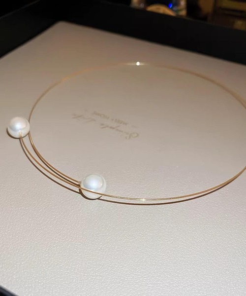 Dita Muaj.（ディータムアージュ）の「パールチョーカー（ネックレス・レディース・ゴールド/シルバー・FREE）」の3枚目の写真
