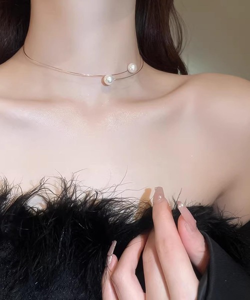 Dita Muaj.（ディータムアージュ）の「パールチョーカー（ネックレス・レディース・ゴールド/シルバー・FREE）」の7枚目の写真