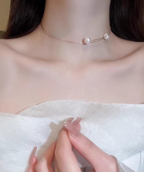 Dita Muaj.（ディータムアージュ）の「パールチョーカー（ネックレス・レディース・ゴールド/シルバー・FREE）」の10枚目の写真