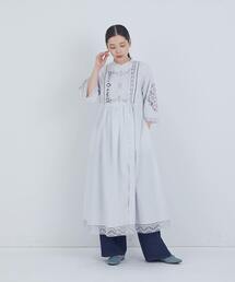 ADIEU TRISTESSE（アデュートリステス）の「ポプリン刺繍ワンピース（ワンピース）」