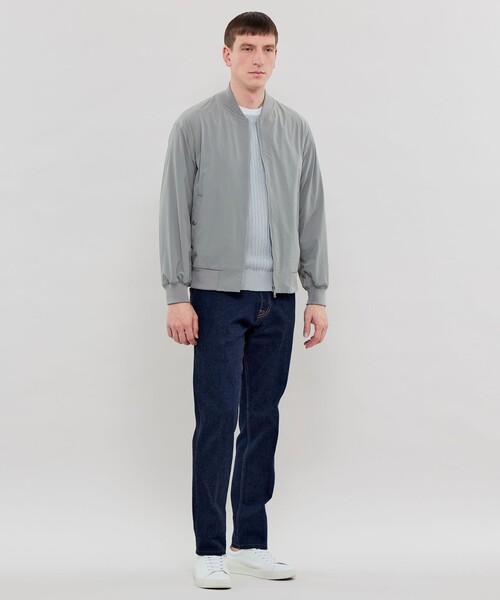 MACKINTOSH LONDON（マッキントッシュ ロンドン）の「【FEATHER-TECH PAC】【FLEX NYLON】ストレッチナイロンMA-1（ブルゾン・メンズ・ネイビー/グレー・42/38/40）」の3枚目の写真