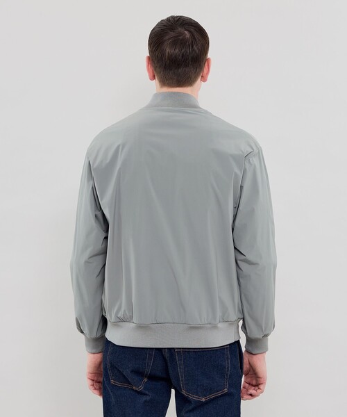 MACKINTOSH LONDON（マッキントッシュ ロンドン）の「【FEATHER-TECH PAC】【FLEX NYLON】ストレッチナイロンMA-1（ブルゾン・メンズ・ネイビー/グレー・42/38/40）」の7枚目の写真