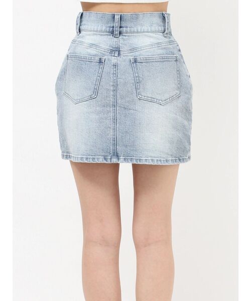 RESEXXY(リゼクシー)の「ベーシックデニムミニスカート(デニムスカート・レディース・インディゴブルー/ライトブルー・FREE)」の20枚目の写真