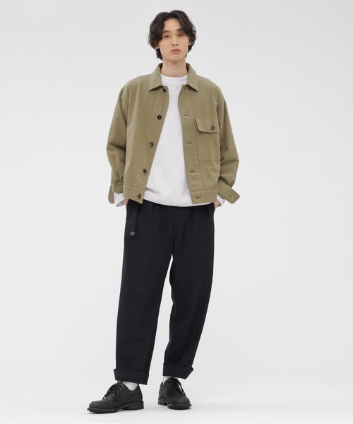 MHL.（エムエイチエル）の「COTTON JERSEY MESH（Tシャツ/カットソー・メンズ・ダークグレー/ライトグレー・LARGE/MEDIUM）」の11枚目の写真