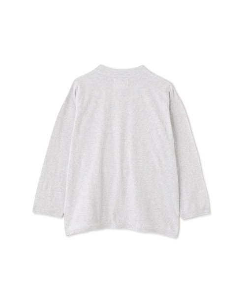 MHL.（エムエイチエル）の「COTTON JERSEY MESH（Tシャツ/カットソー・メンズ・ダークグレー/ライトグレー・LARGE/MEDIUM）」の3枚目の写真