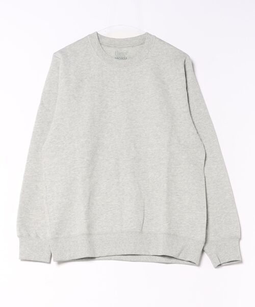 JUGLANS(ユグランス)の「【hanes/ヘインズ】HM4CE007 SWEAT CREW NECK SHIRT(スウェット・メンズ・グレー・M/XL/L)」の1枚目の写真