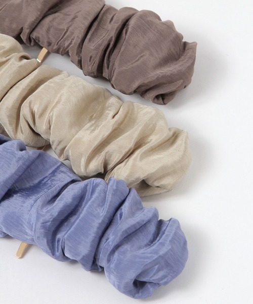 GLOBAL WORK（グローバルワーク）の「シャカシャカパチパチヘアカフ/654836（その他ヘアアクセサリー・レディース・ライトブルー/ブラック/グレー/ベージュ・FREE）」の9枚目の写真